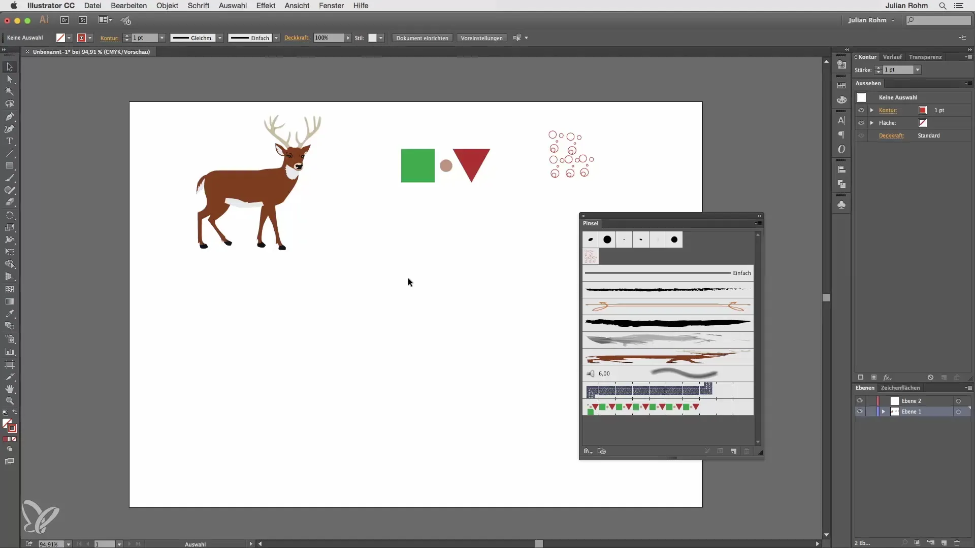 Kreative Lösungen mit dem Pinsel-Werkzeug in Illustrator Kreative Lösungen mit dem Pinsel-Werkzeug in Illustrator