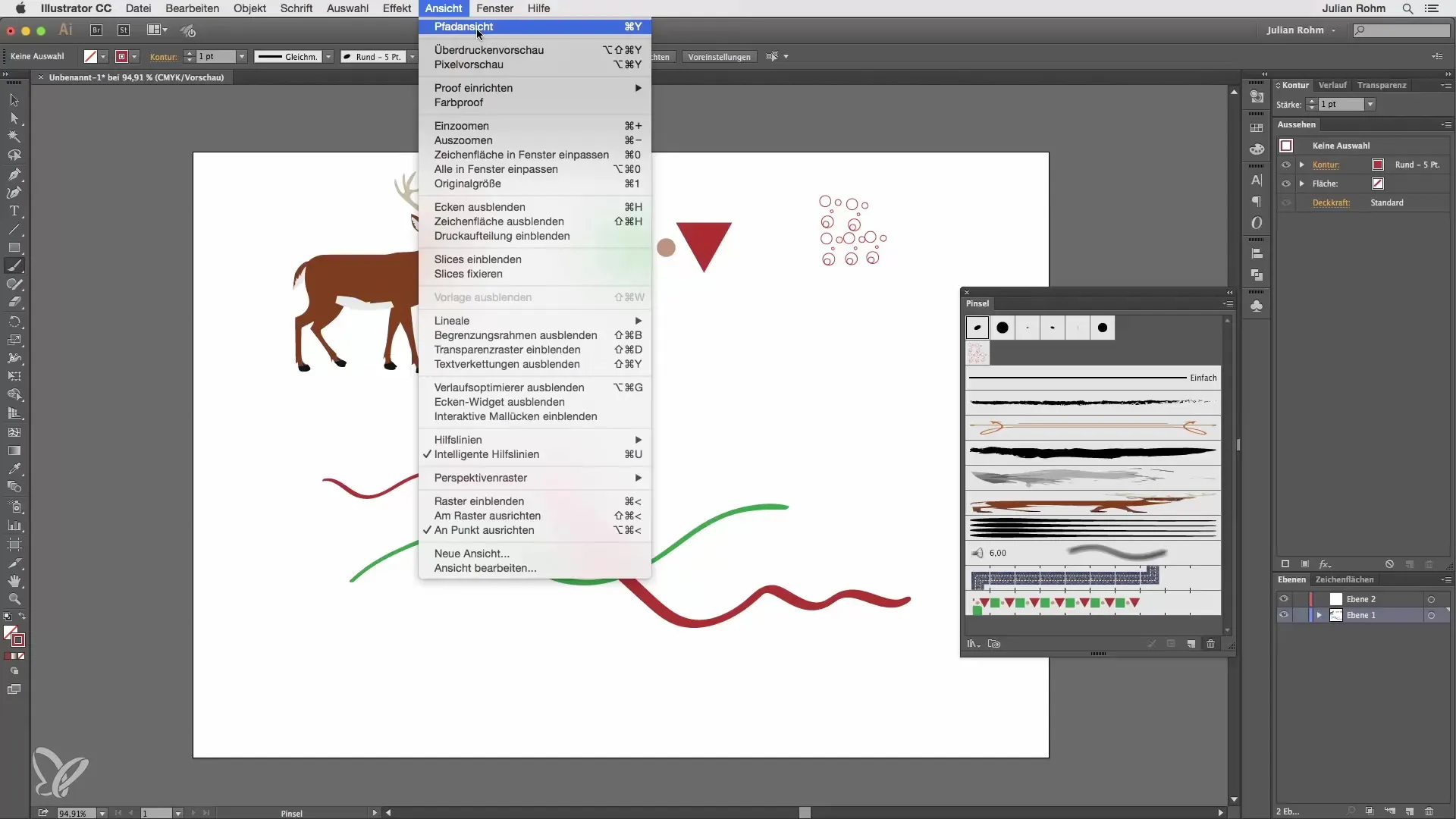 Kreative Lösungen mit dem Pinsel-Werkzeug in Illustrator Kreative Lösungen mit dem Pinsel-Werkzeug in Illustrator