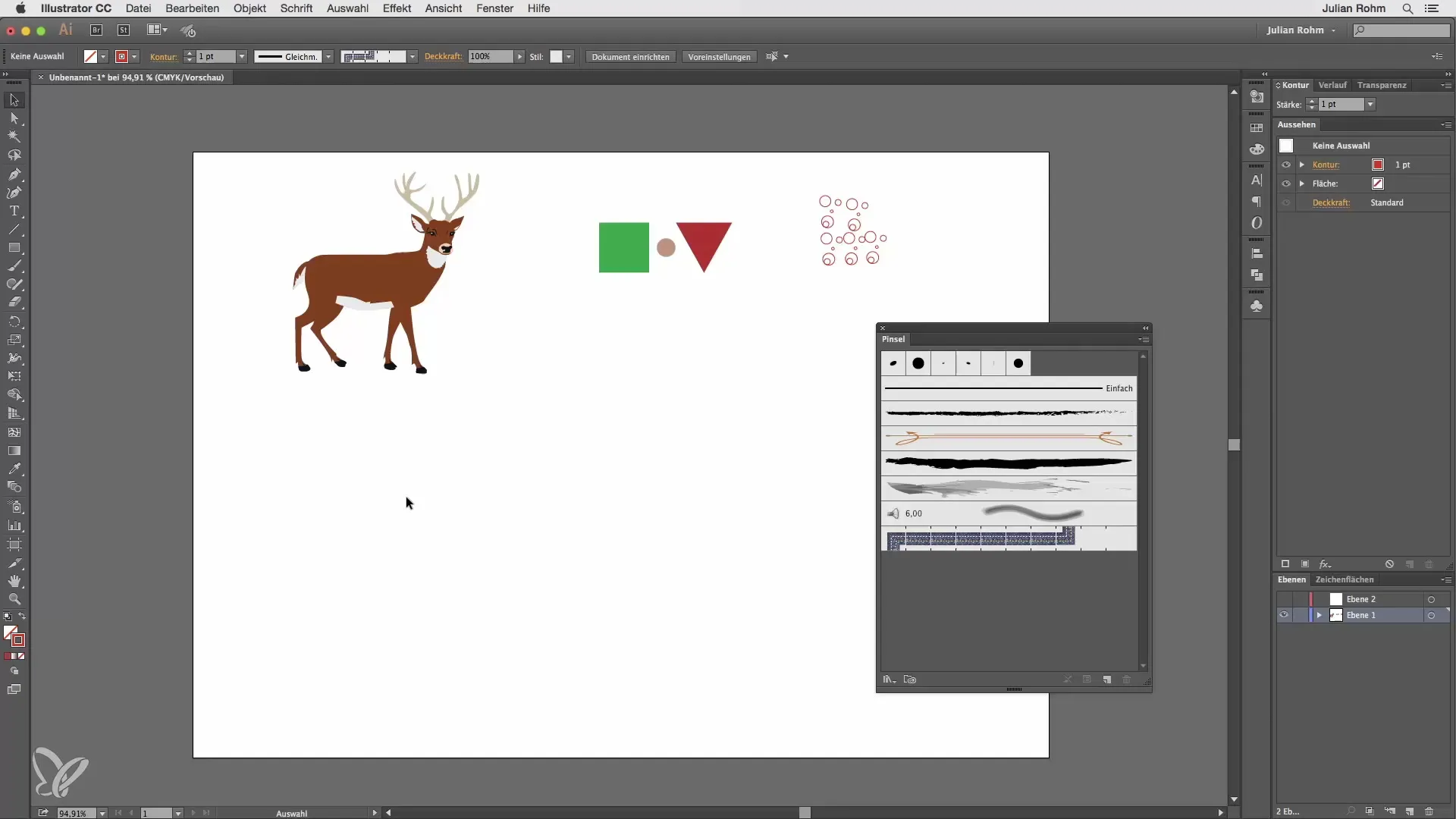 Kreative Lösungen mit dem Pinsel-Werkzeug in Illustrator Kreative Lösungen mit dem Pinsel-Werkzeug in Illustrator