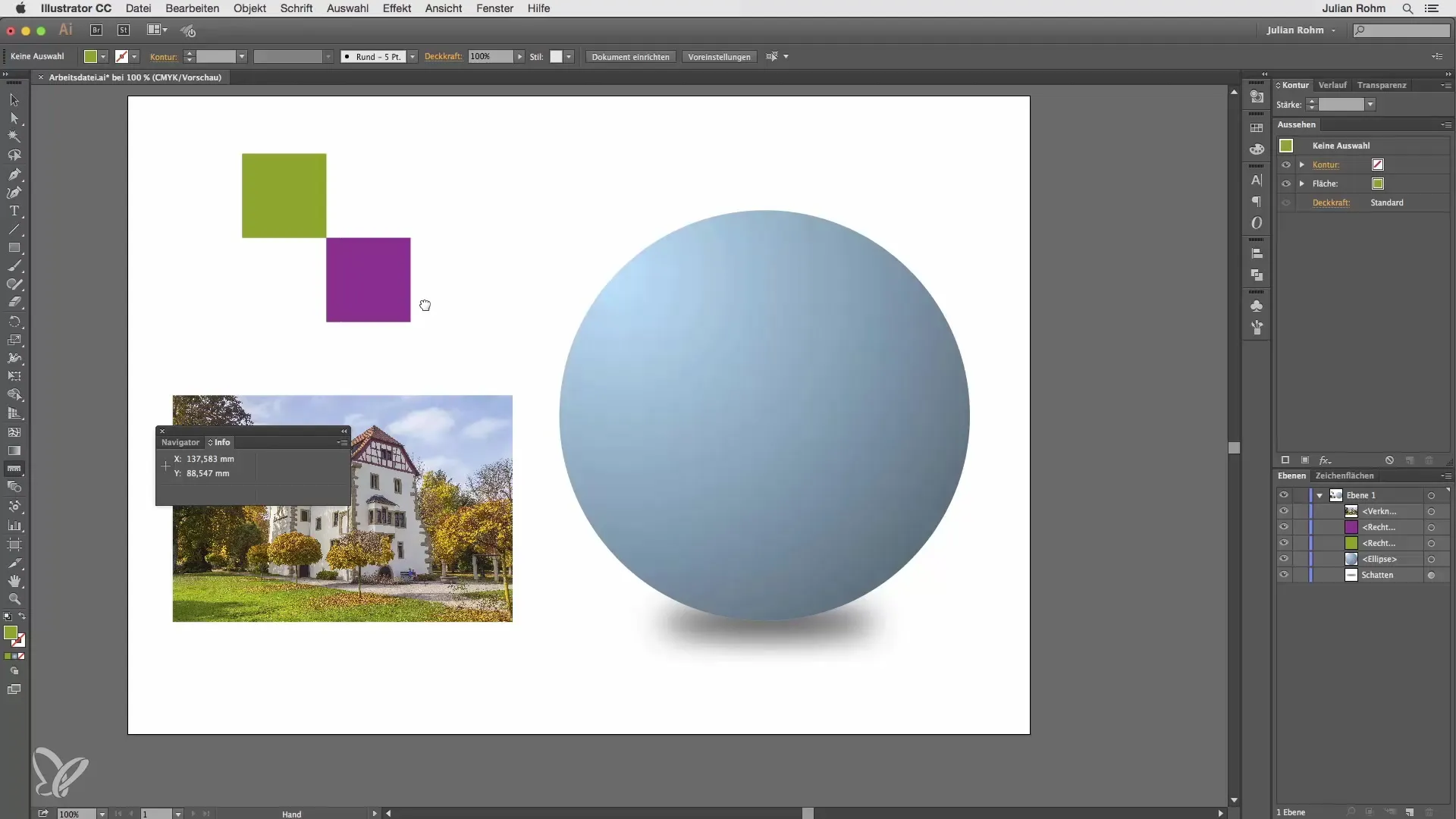 Farbaufnahme & präzise Messung in Illustrator Farbaufnahme & präzise Messung in Illustrator