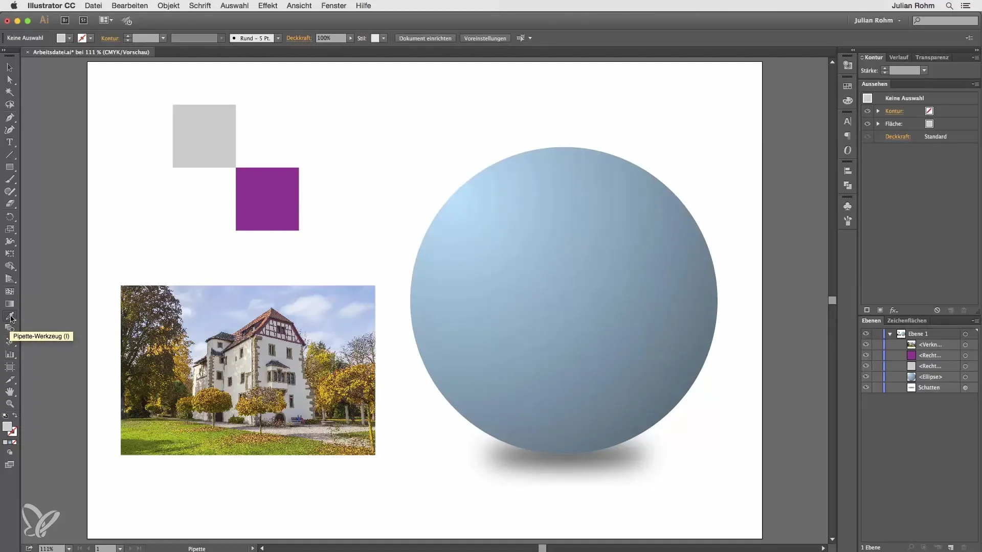 Farbaufnahme & präzise Messung in Illustrator Farbaufnahme & präzise Messung in Illustrator