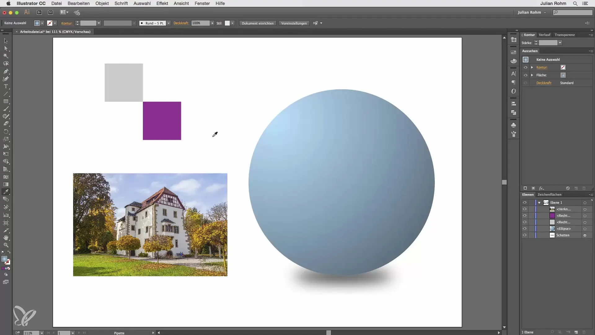 Farbaufnahme & präzise Messung in Illustrator Farbaufnahme & präzise Messung in Illustrator