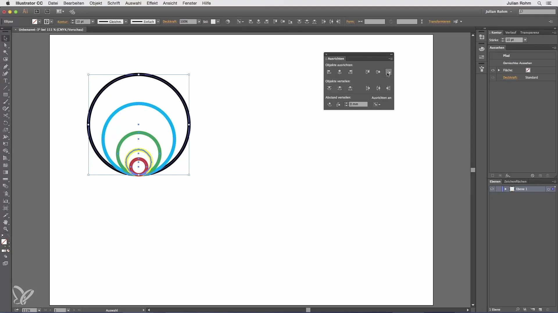 Praxistipps zur effektiven Nutzung der Ausrichten-Palette in Illustrator Praxistipps zur effektiven Nutzung der Ausrichten-Palette in Illustrator