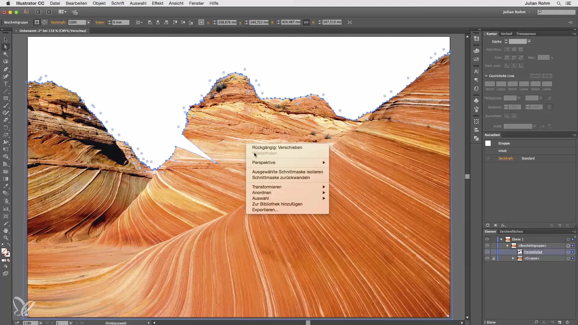 Détourage d'images dans Illustrator
