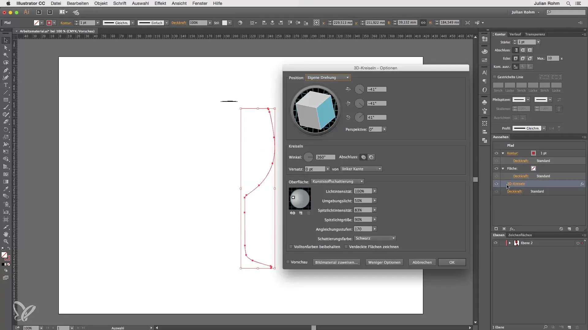 Erstelle dein 3D-Weinglas in Illustrator Erstelle dein 3D-Weinglas in Illustrator
