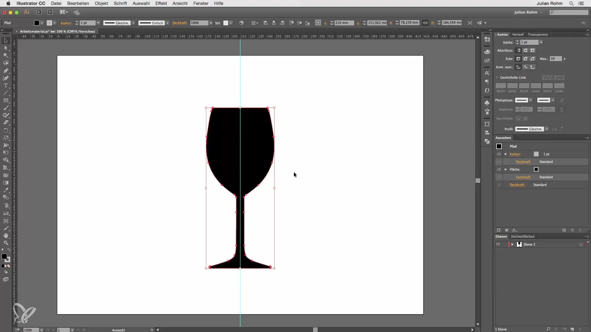 Erstelle dein 3D-Weinglas in Illustrator Erstelle dein 3D-Weinglas in Illustrator