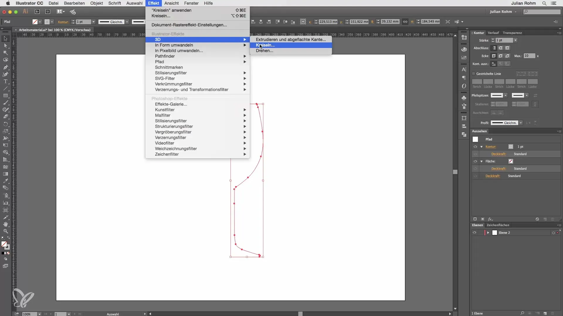 Erstelle dein 3D-Weinglas in Illustrator Erstelle dein 3D-Weinglas in Illustrator