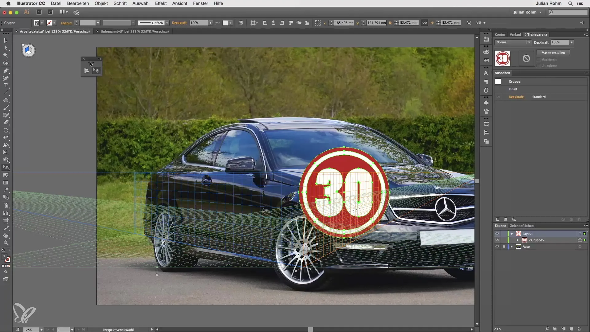 Perspektivische Verzerrung in Illustrator einfach umsetzen Perspektivische Verzerrung in Illustrator einfach umsetzen