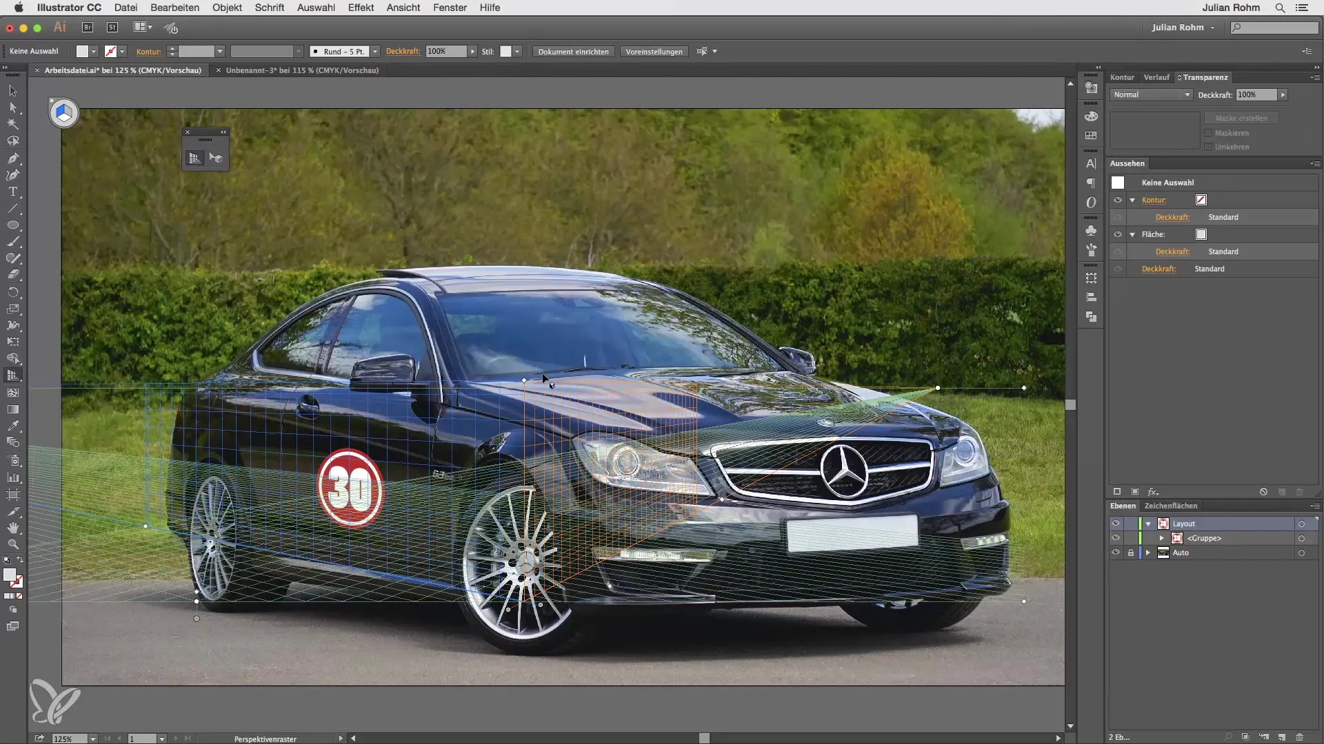 Perspektivische Verzerrung in Illustrator einfach umsetzen Perspektivische Verzerrung in Illustrator einfach umsetzen