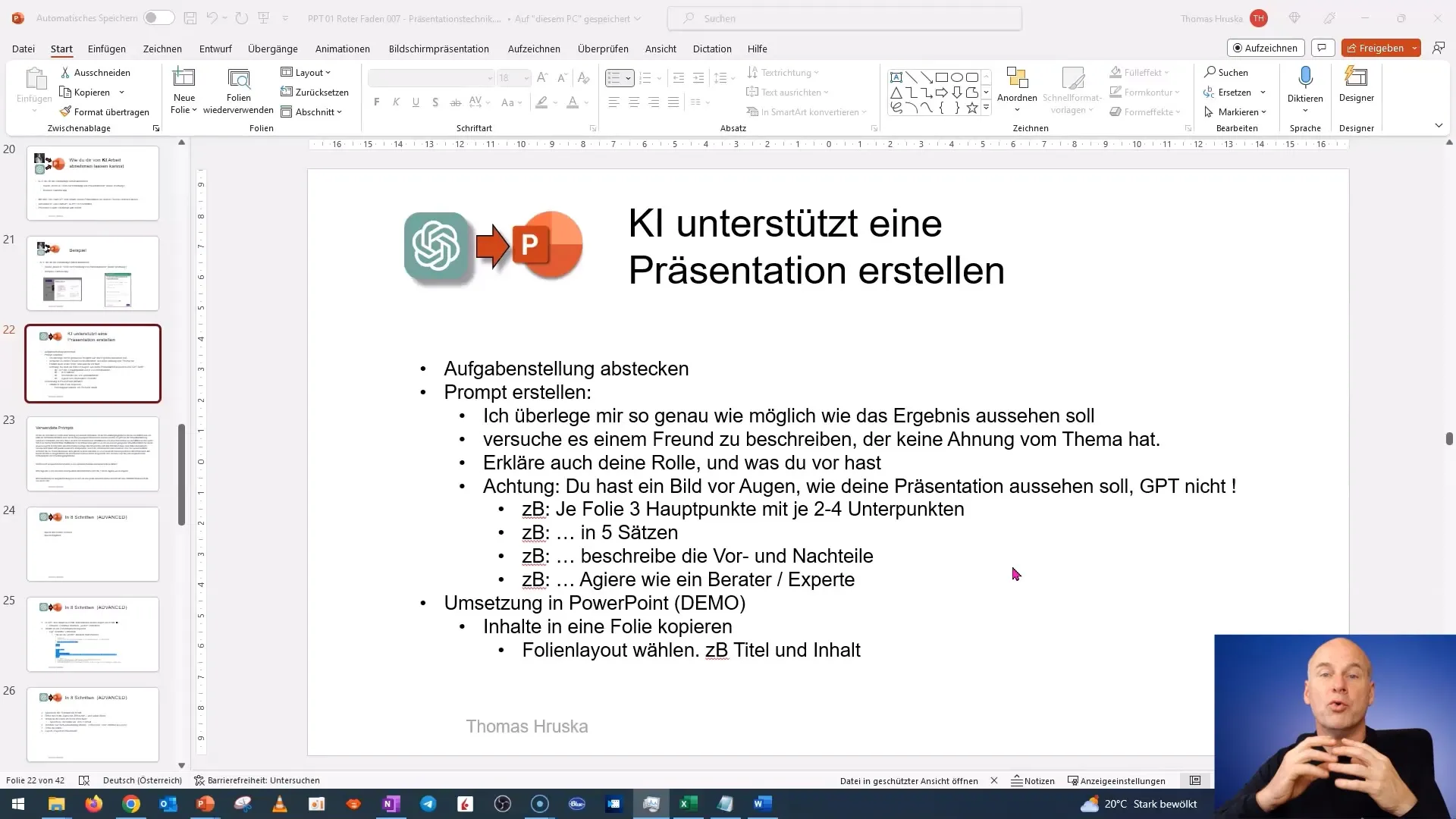 Creează o prezentare PowerPoint profesională cu ChatGPT
