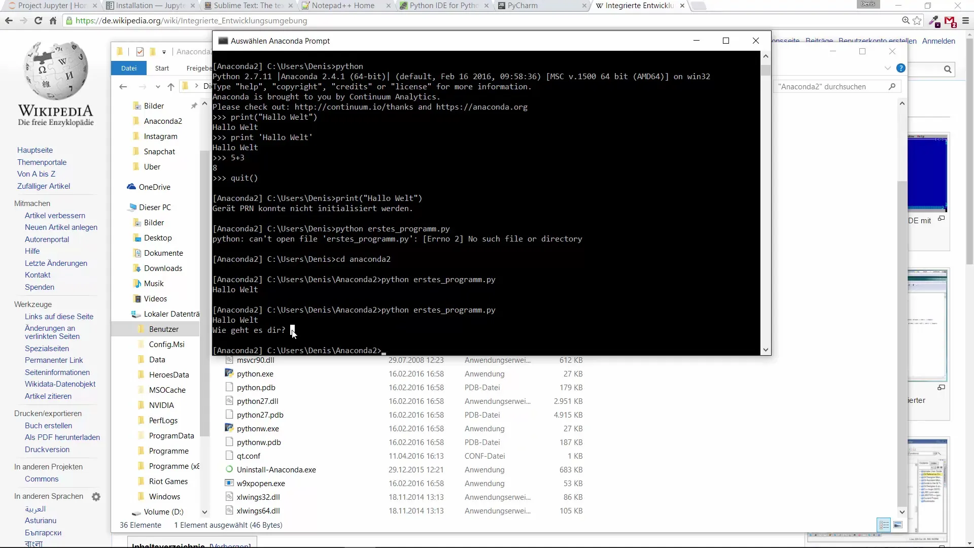 Ideali kūrimo aplinka Python pradedantiesiems Ideali kū desarrollo aplinka Python pradedantiesiems