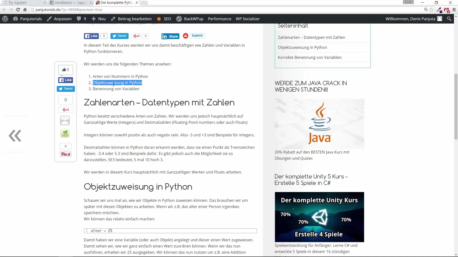 Programavimas su skaičiais ir kintamaisiais Python – Pradedančiųjų vadovas Programavimas su skaičiais ir kintamaisiais Python – pradedančiųjų vadovas