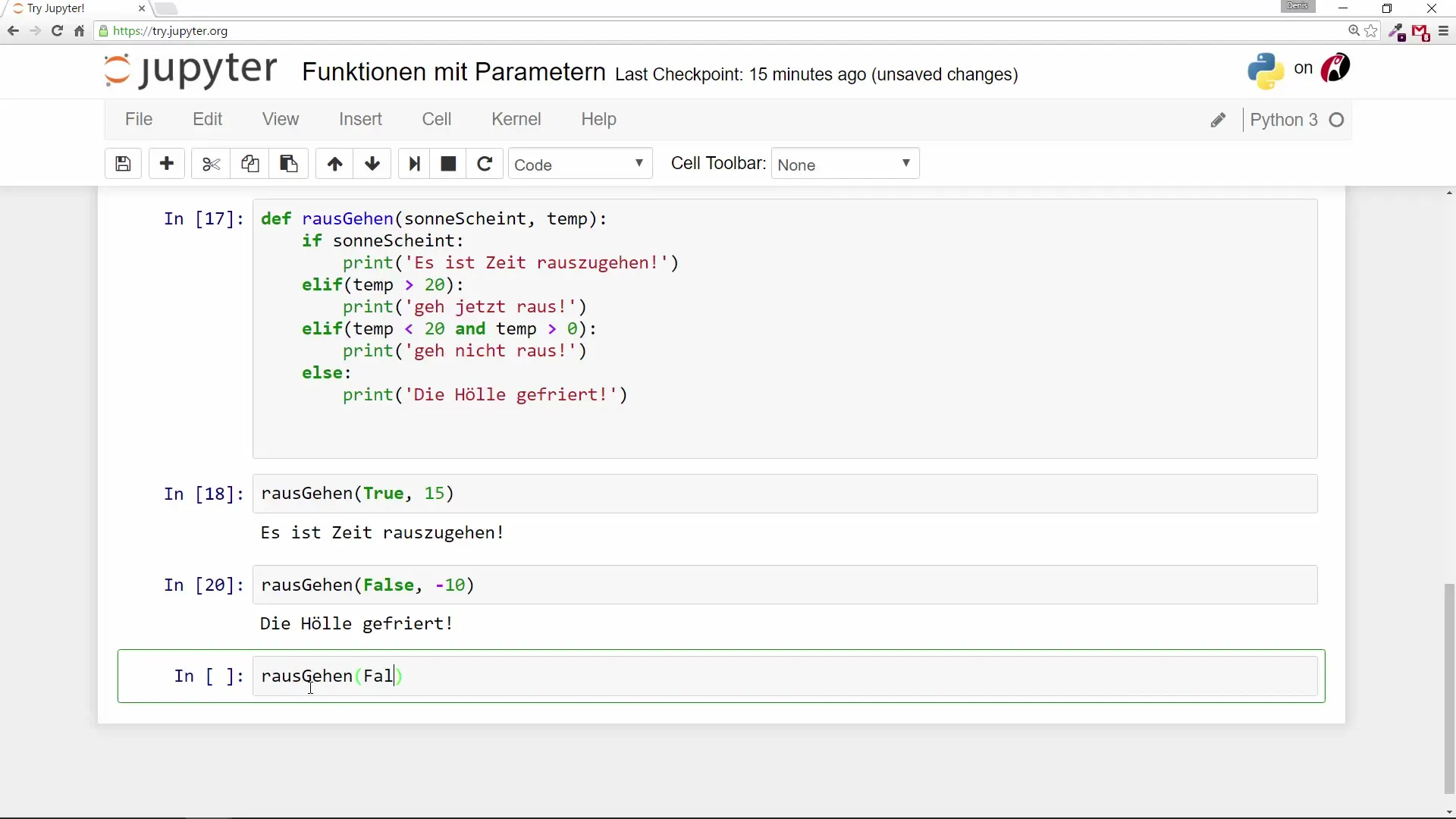Pythonの初心者向けのパラメータ付き関数 Pythonにおける初心者向けのパラメータ付き関数