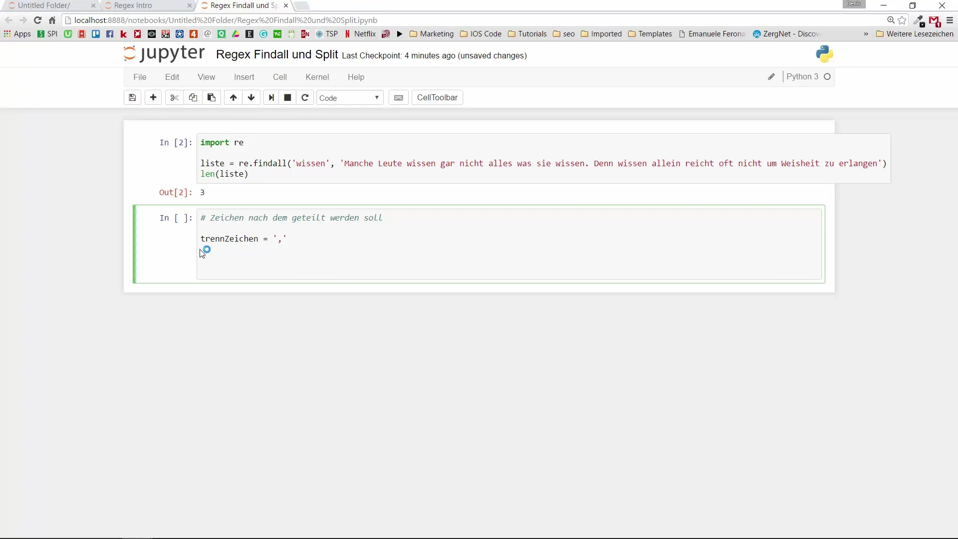 Optimalizuj svoj Python kód pomocou re.findall a split Optimalizuj svoj Python kód pomocou re.findall a split