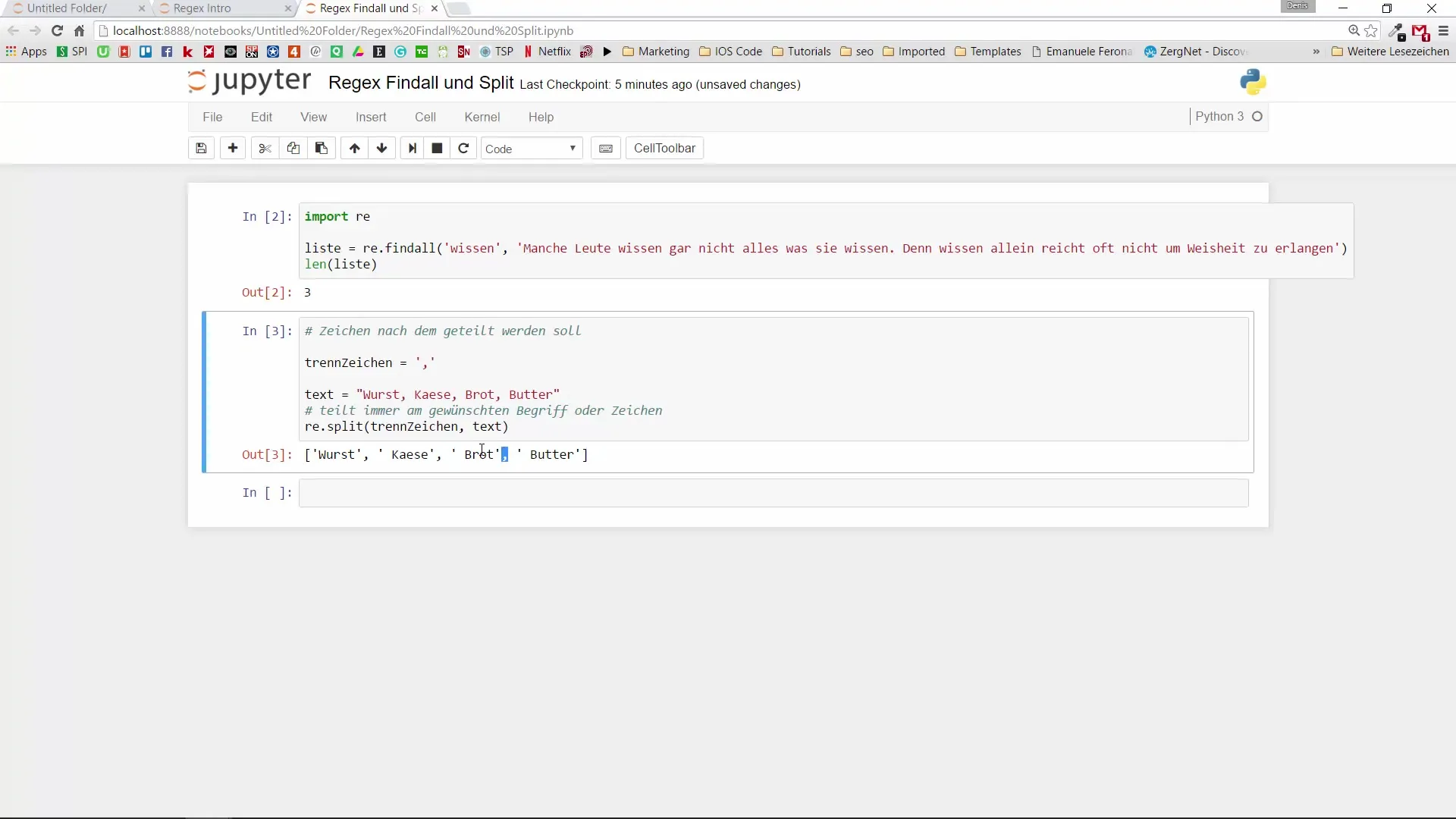 Optimalizuj svoj Python kód pomocou re.findall a split Optimalizuj svoj Python kód pomocou re.findall a split