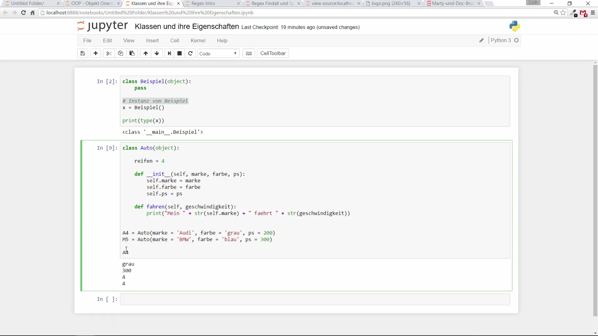 Klassen und Methoden in Python für Einsteiger Klassen und Methoden in Python für Einsteiger
