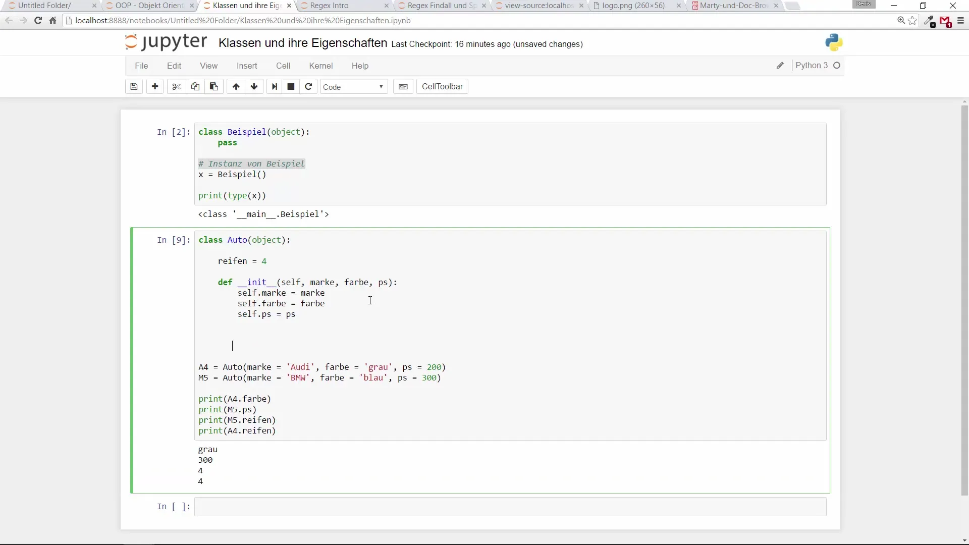 Klassen und Methoden in Python für Einsteiger Klassen und Methoden in Python für Einsteiger