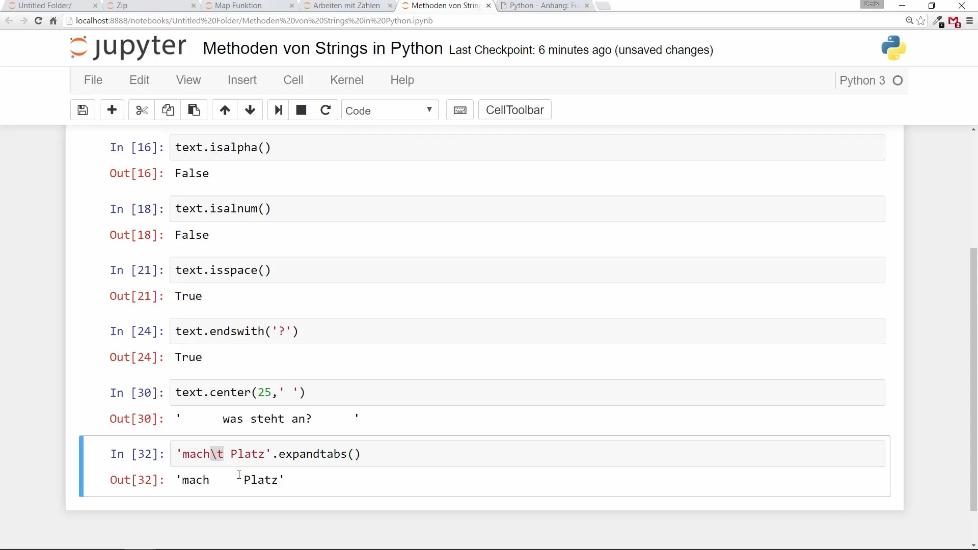 Grandinės Python'e: Teksto apdorojimo metodai Python'o eilutės: metodai tekstui apdoroti