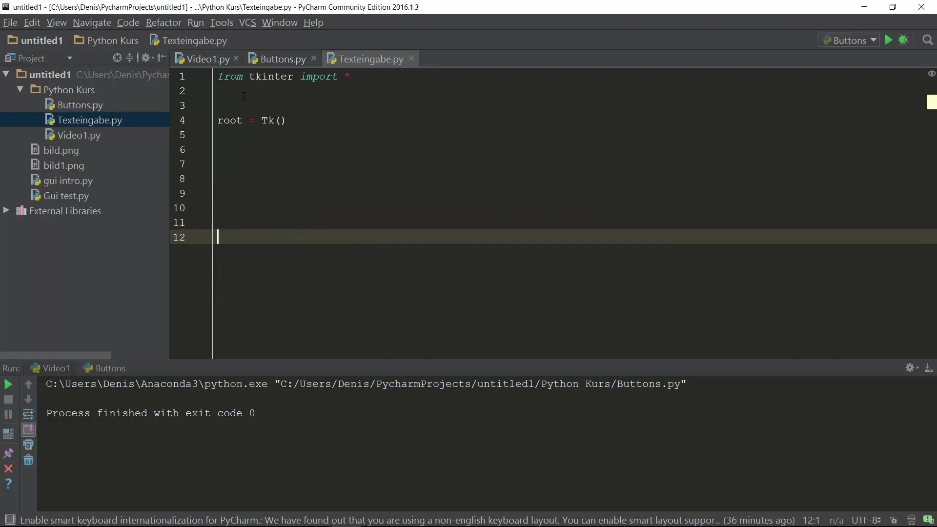 Įvesties laukų kūrimas Python su Tkinter Sukurti įvedimo laukelius Python su Tkinter