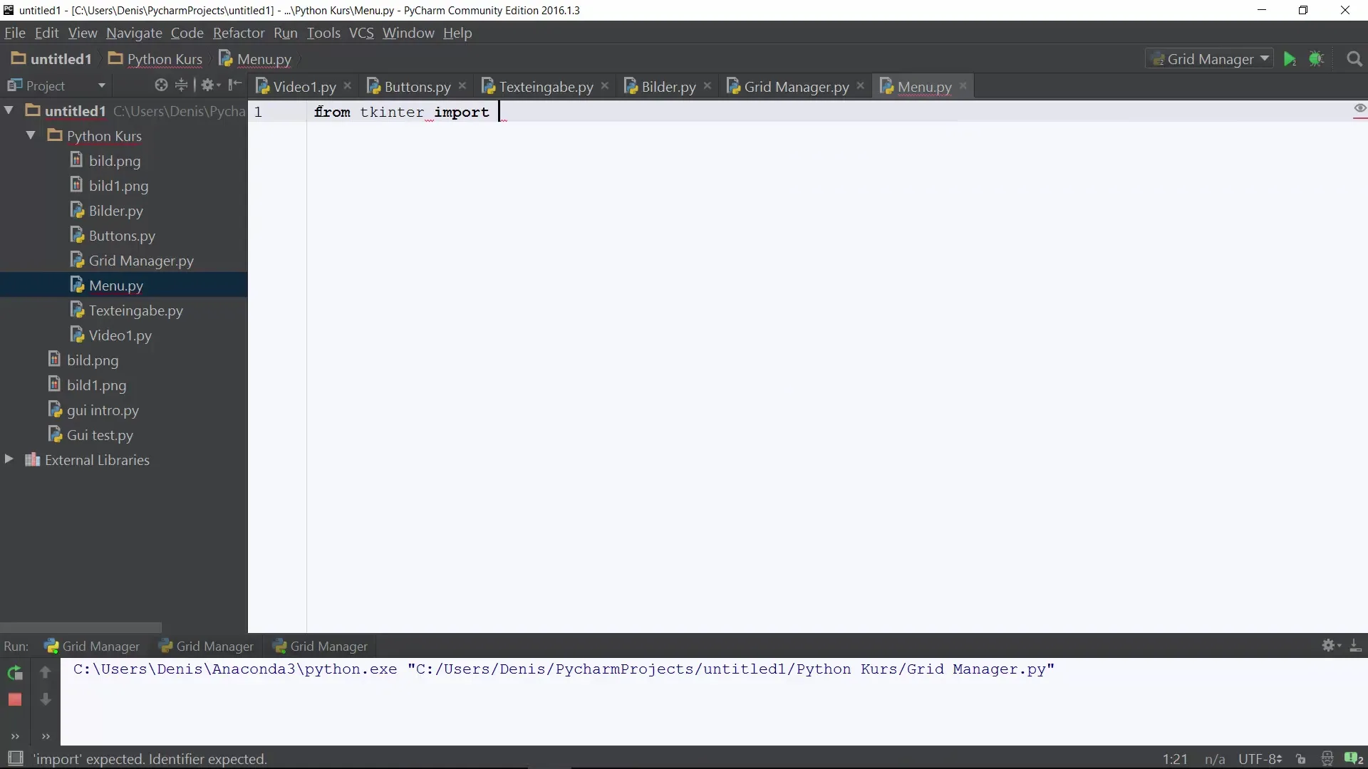 自分のメニューバーをPythonで作成してください。 自分のメニューバーをPythonで作成する