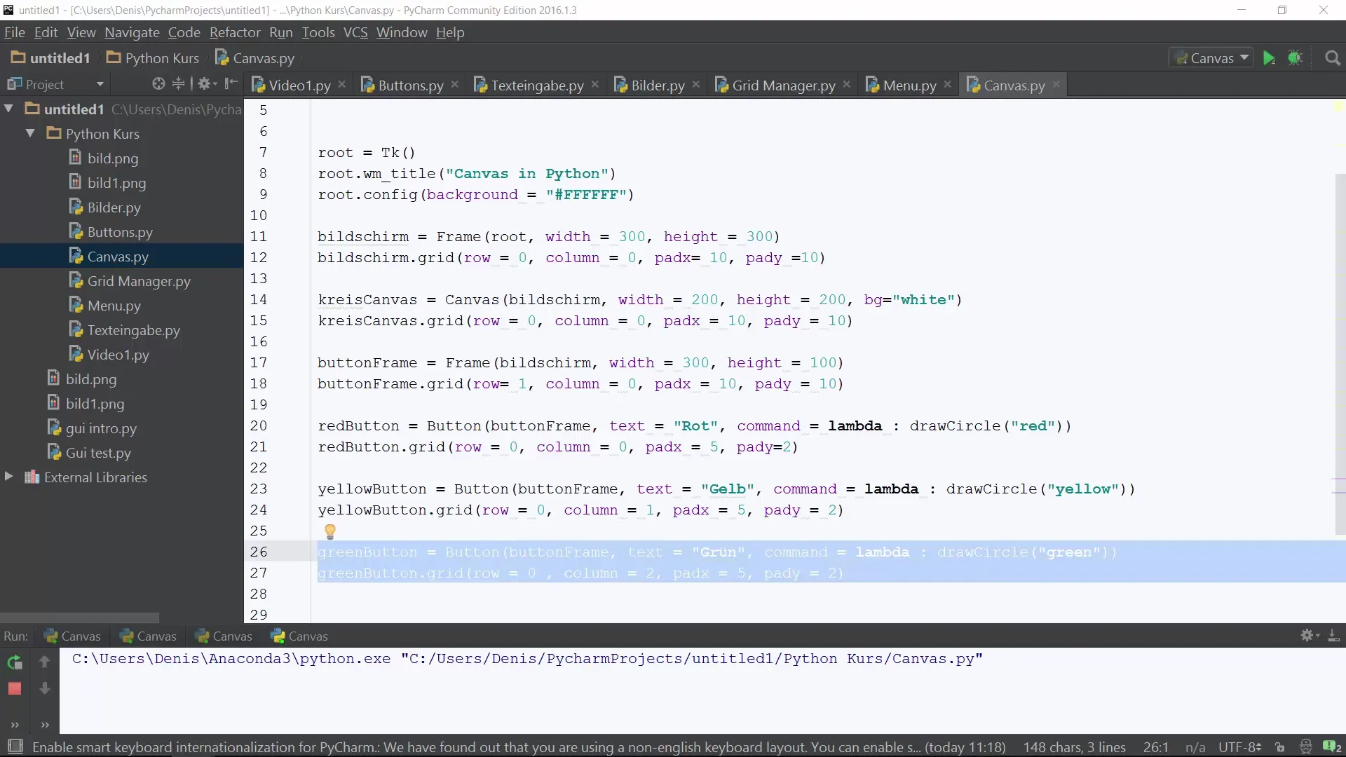 Python programovanie pre začiatočníkov: Farby v plátne Python programovanie pre začiatočníkov: Farby v plátne