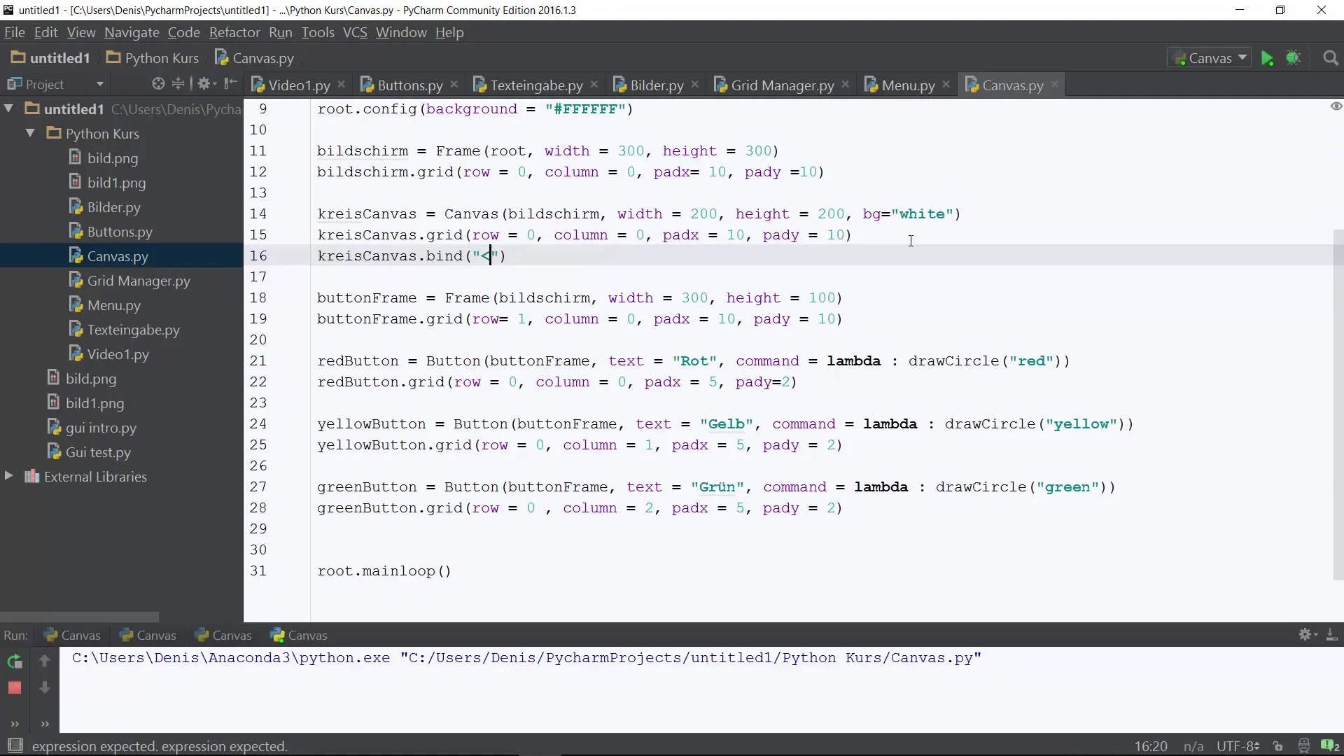Python programovanie pre začiatočníkov: Farby v plátne Python programovanie pre začiatočníkov: Farby v plátne