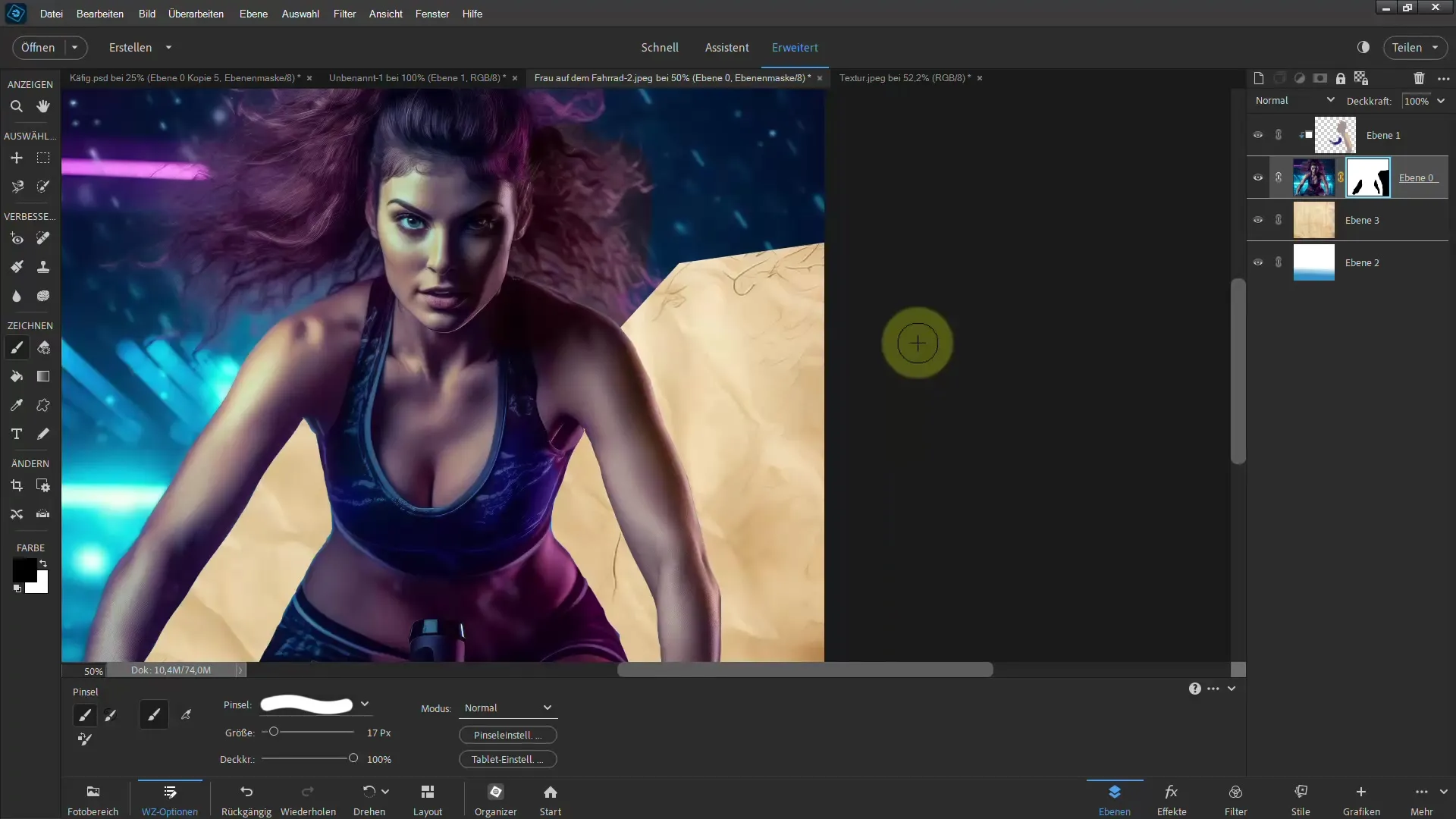 Frigi ut med Photoshop Elements - bruk lasso og fjern fargekanter