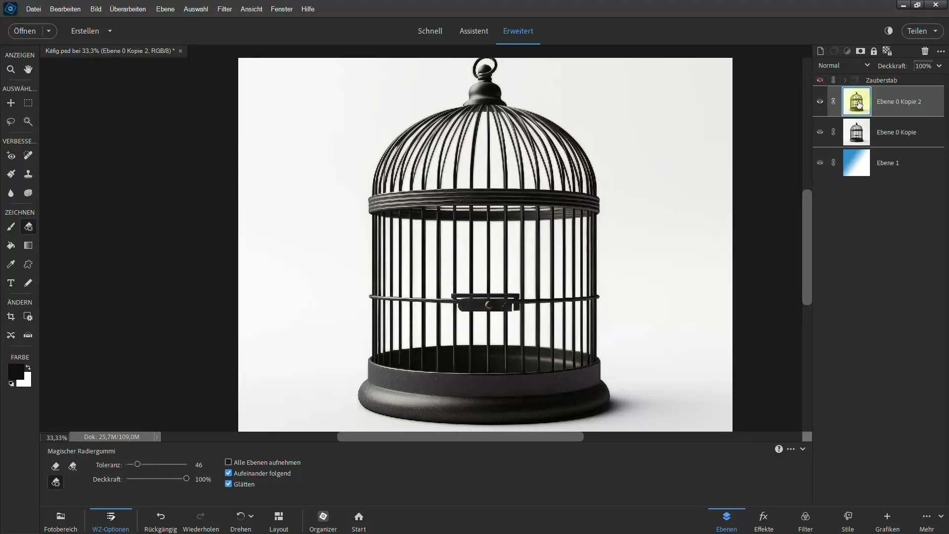 4 effektive metoder for utklipping i Photoshop Elements