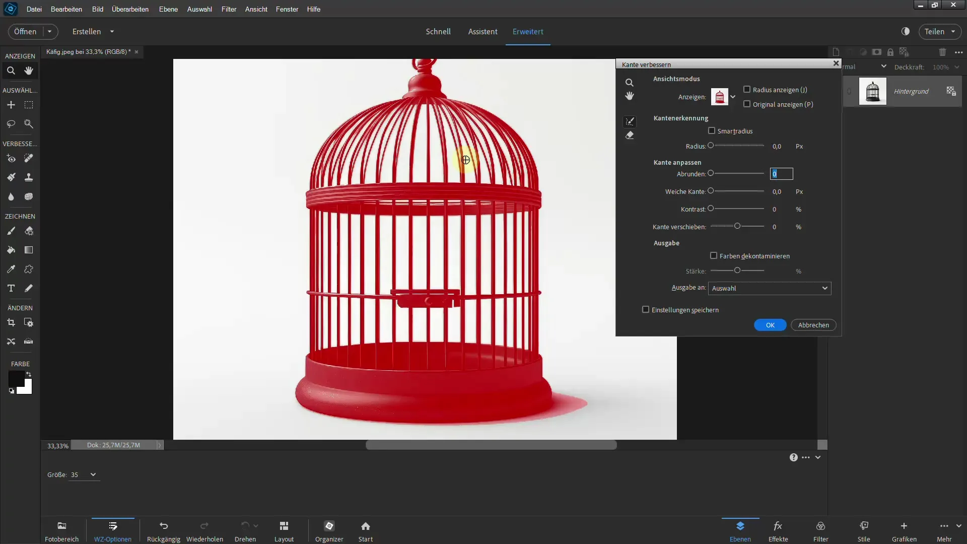 4 effektive metoder for å klippe ut i Photoshop Elements