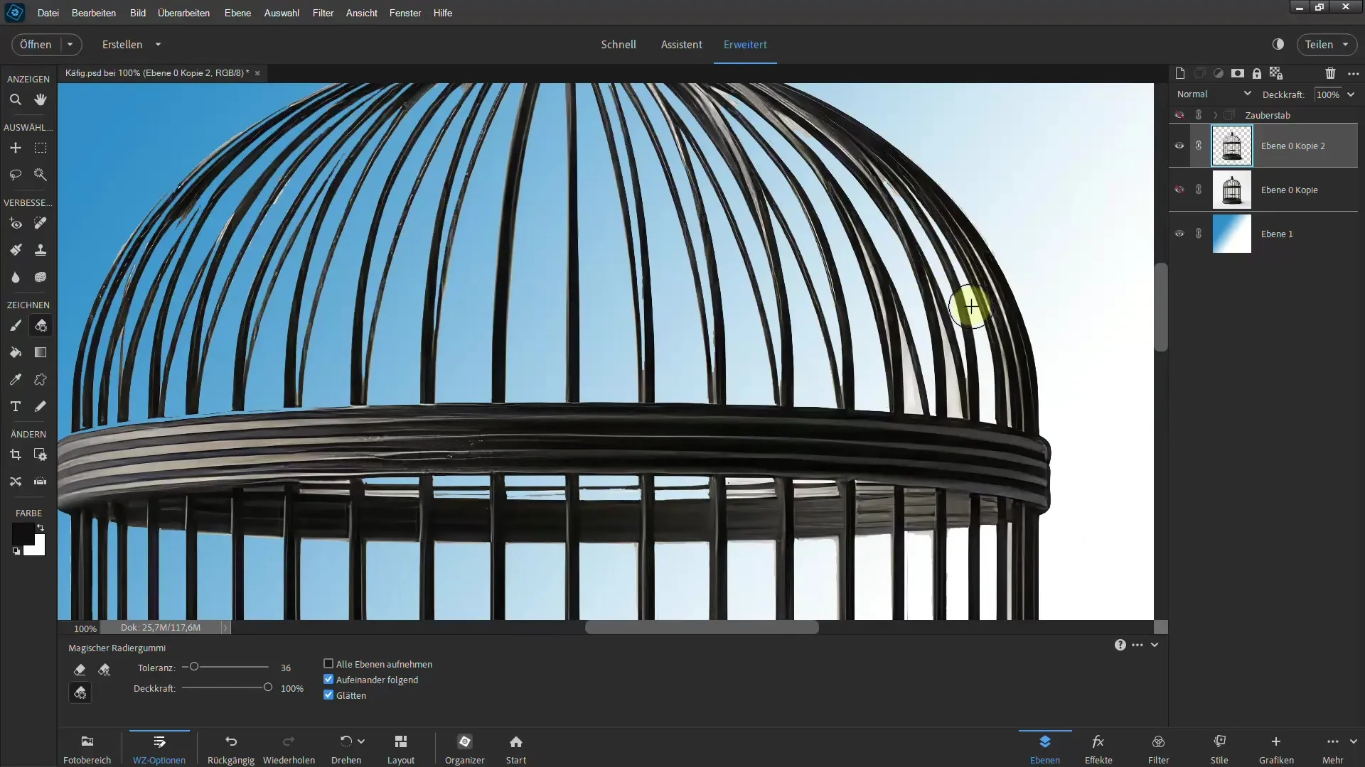 4 effektive metoder for utklipping i Photoshop Elements
