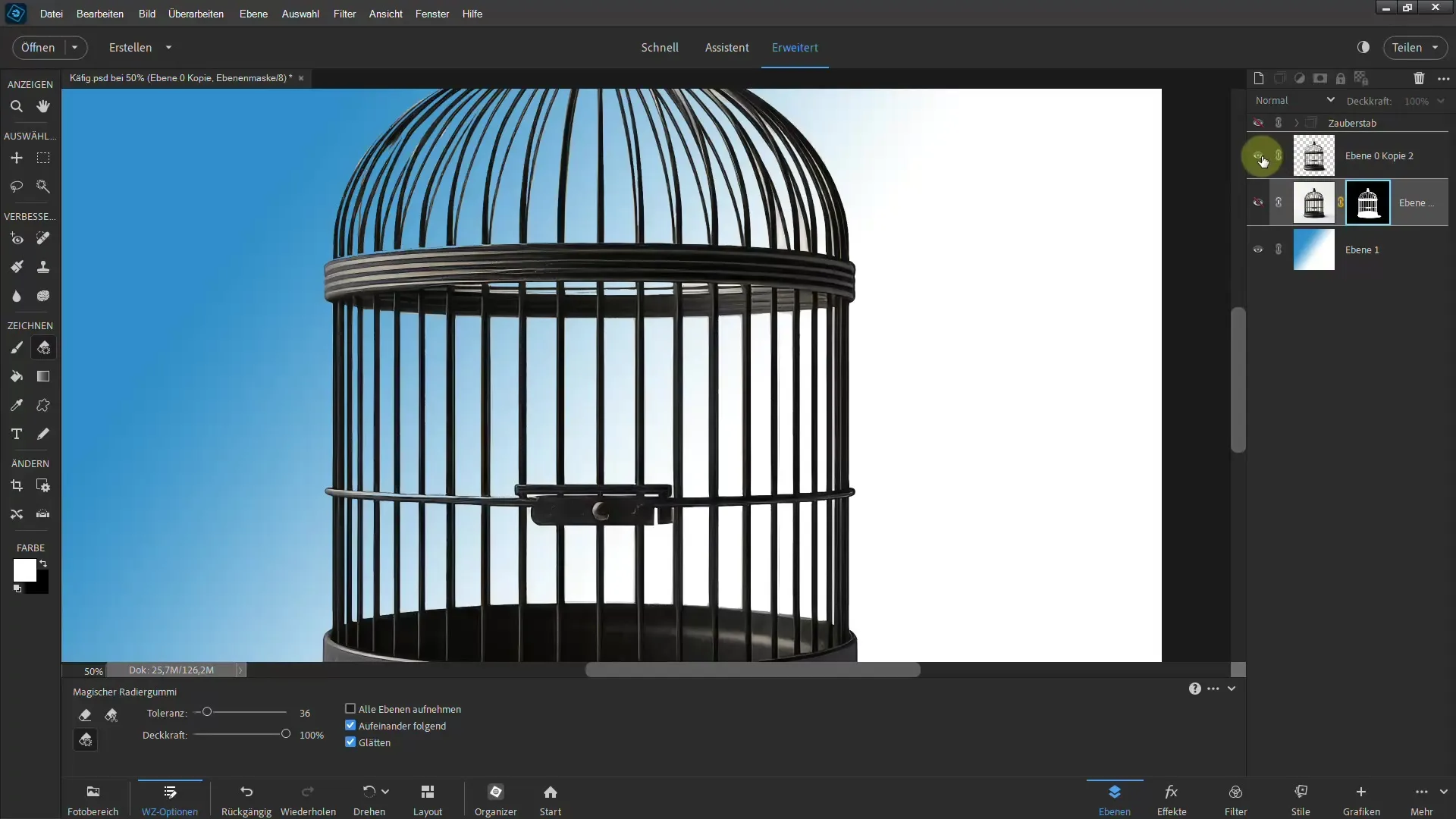 4 effektive metoder for utklipping i Photoshop Elements