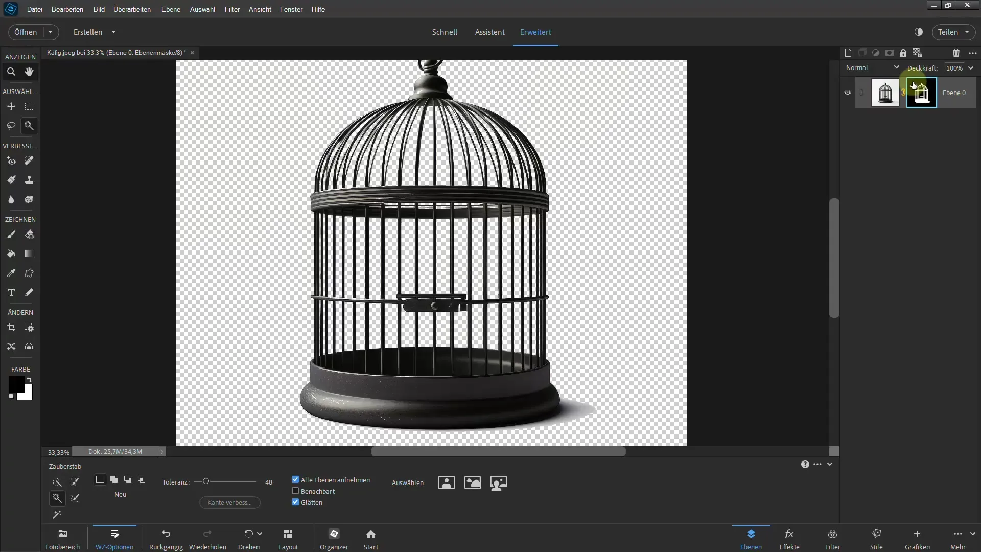 4 effektive metoder for frilegging i Photoshop Elements