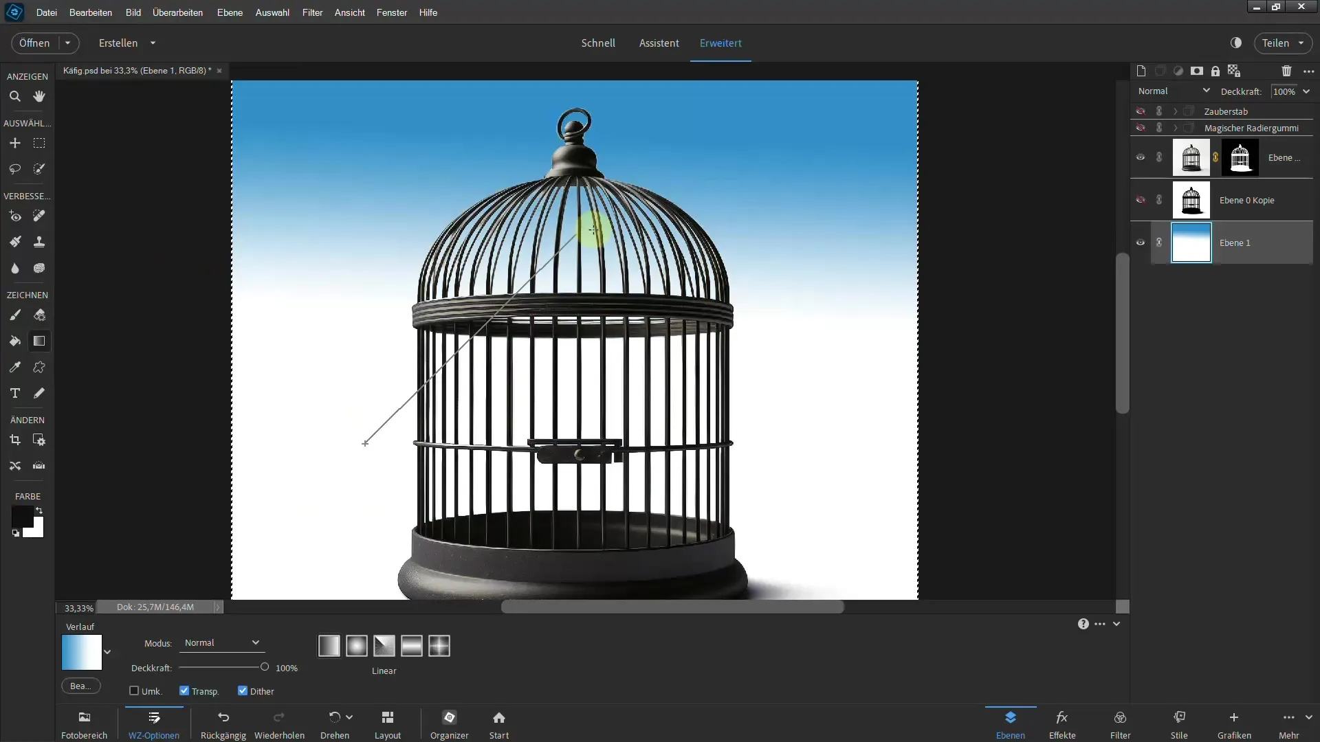 4 effektive metoder for fjerning av bakgrunn i Photoshop Elements