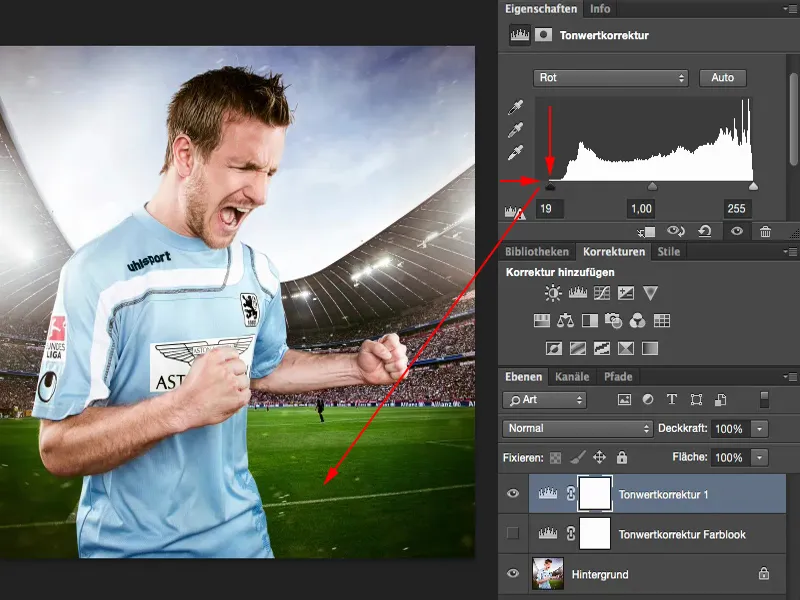 Išvaizda ir stiliai su „Photoshop“ - tono korekcija