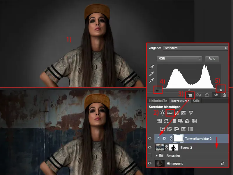 Looks & Styles mit Photoshop - Tonwertkorrektur