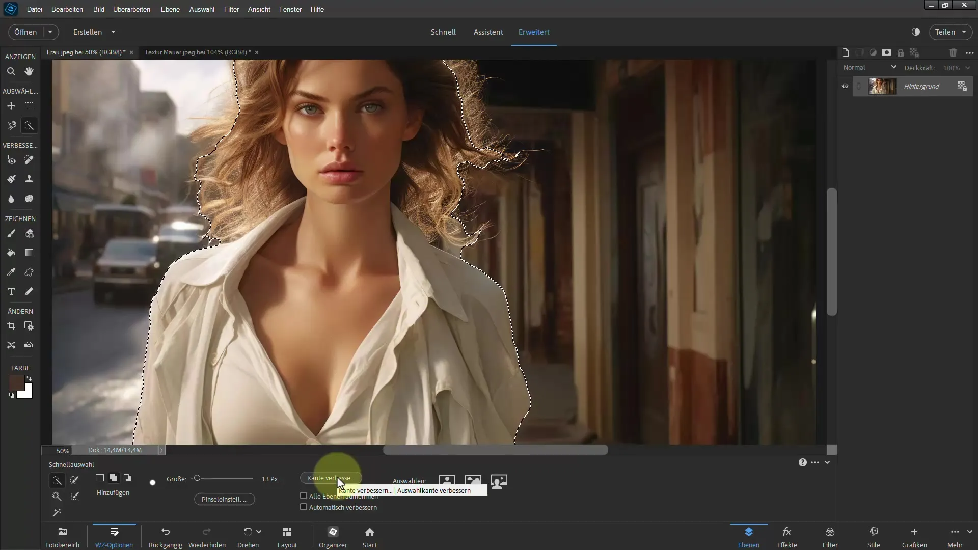 Hårutskjæring enkelt - en veiledning med Photoshop Elements