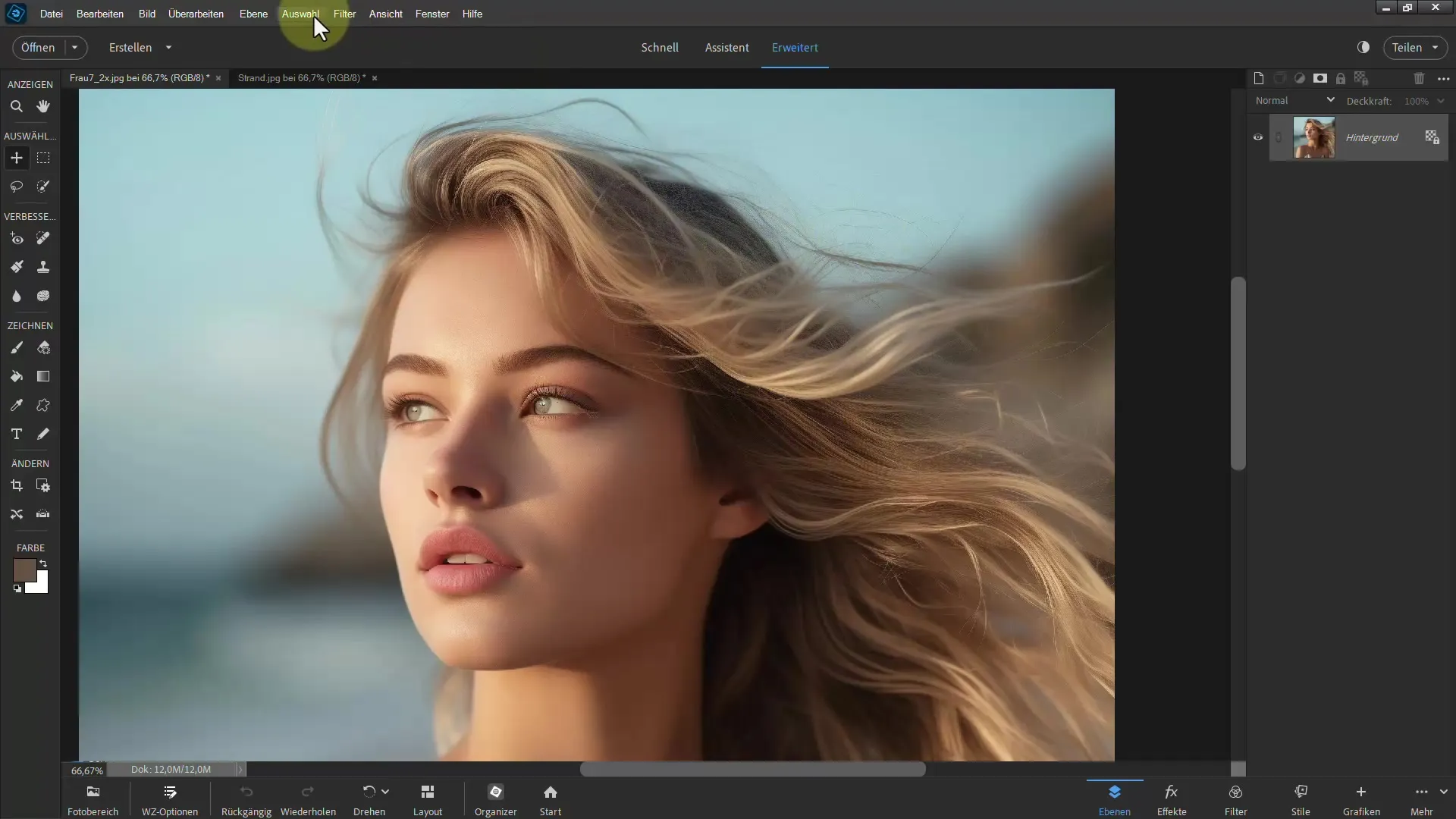 Frigjøring av hår: Trinn-for-trinn-veiledning med Photoshop Elements
