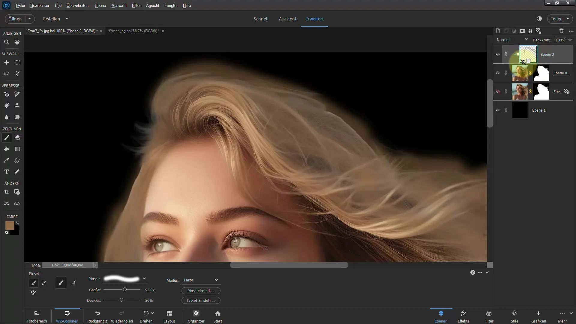 Frigjøring av hår: Trinn-for-trinn-veiledning med Photoshop Elements