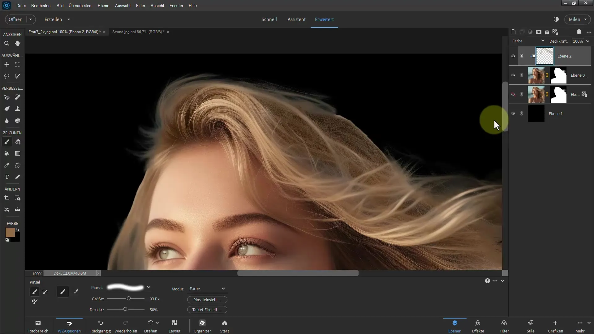 Fritak av hår: Trinn-for-trinn veiledning med Photoshop Elements