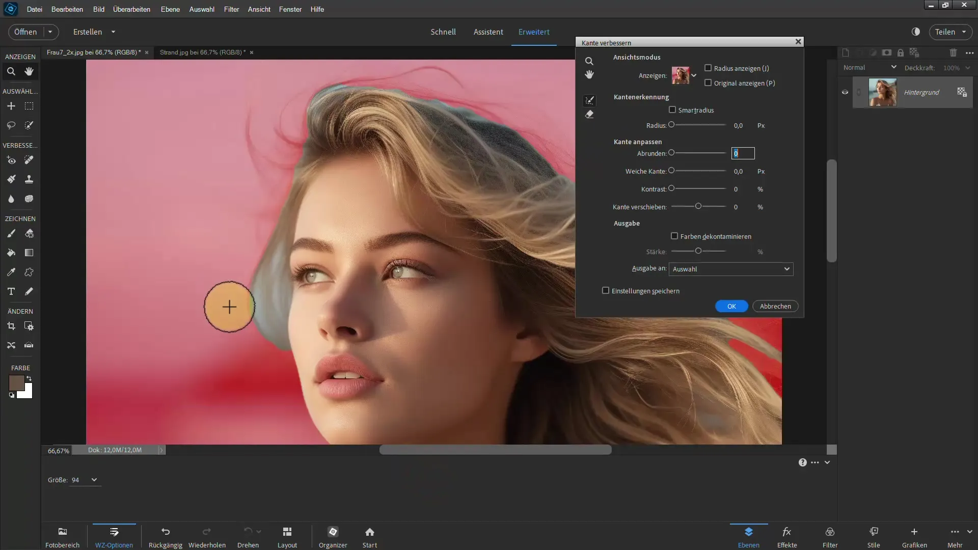 Frigjøring av hår: Trinn-for-trinn-guide med Photoshop Elements