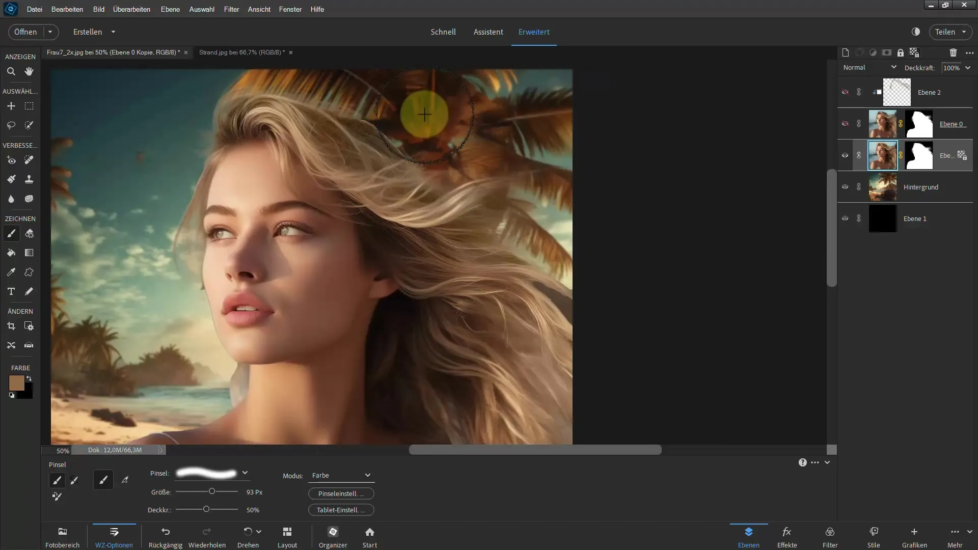 Frigjøring av hår: Trinn-for-trinn-veiledning med Photoshop Elements