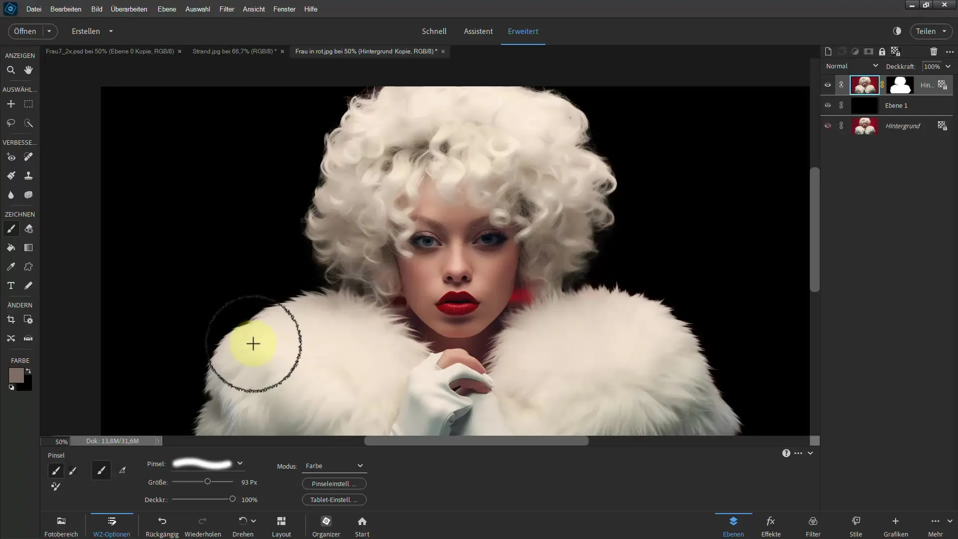 Frigjøring av hår: Trinn-for-trinn-veiledning med Photoshop Elements