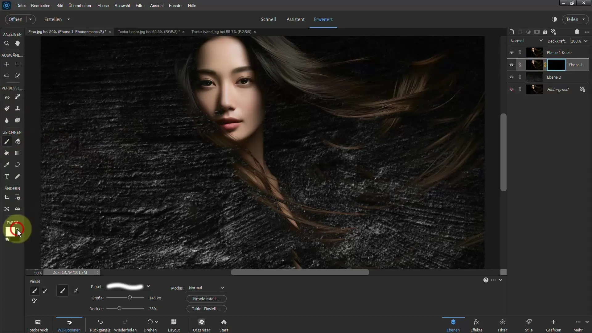 Fritak av hår med Photoshop Elements - forklart fyllmetoder