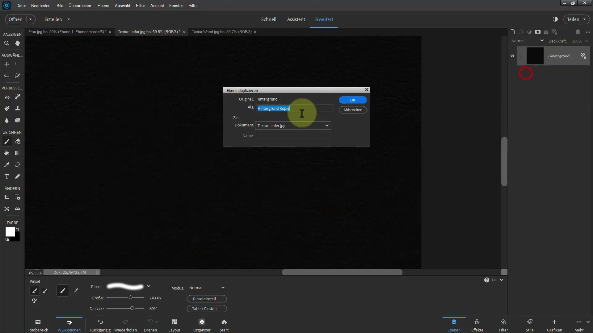 Frihånden hår med Photoshop Elements - forklart fyllmetoder