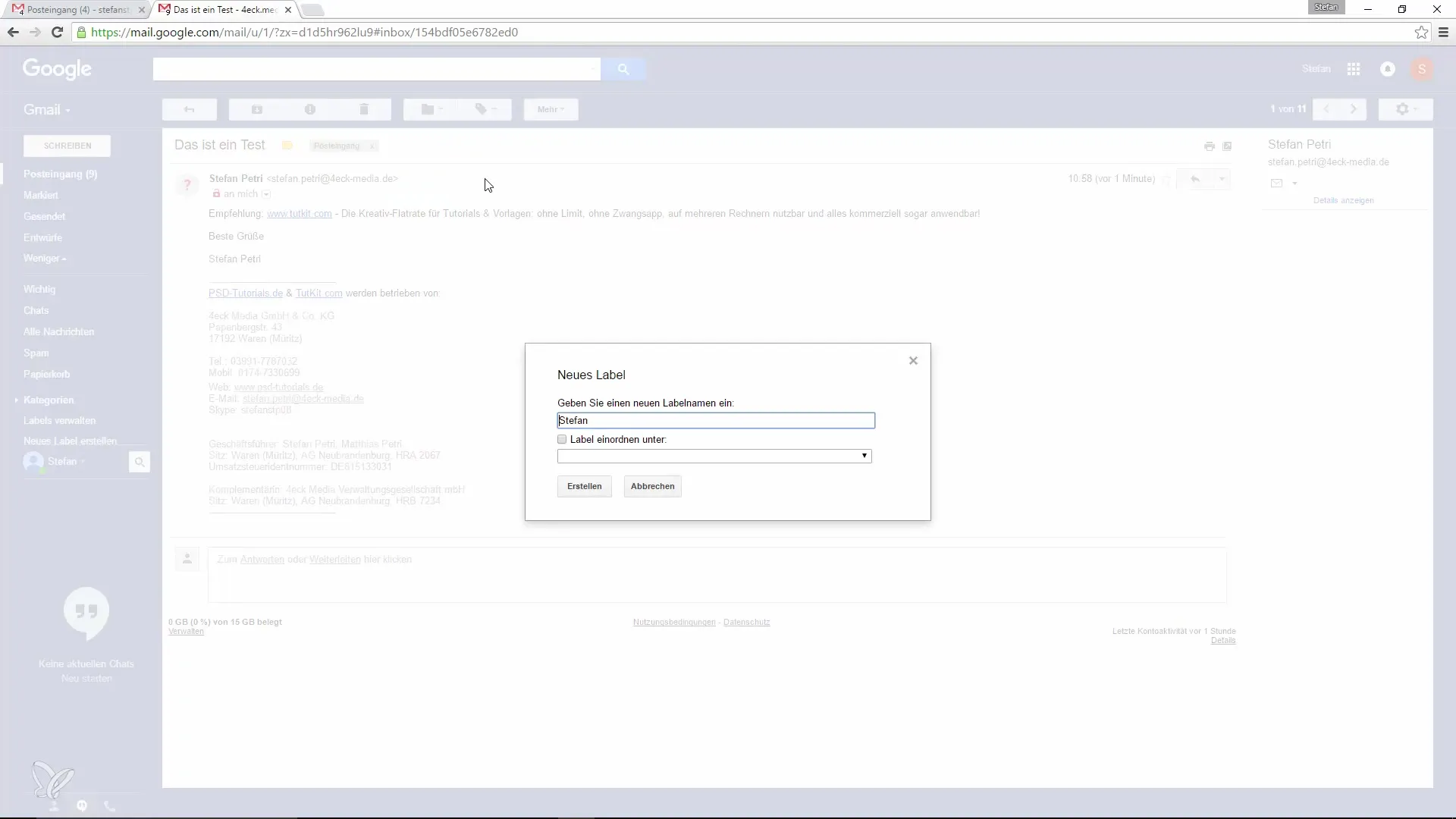 Organização eficaz no Gmail – Utilizando etiquetas de forma inteligente Organização eficaz no Gmail – Usando etiquetas de forma inteligente