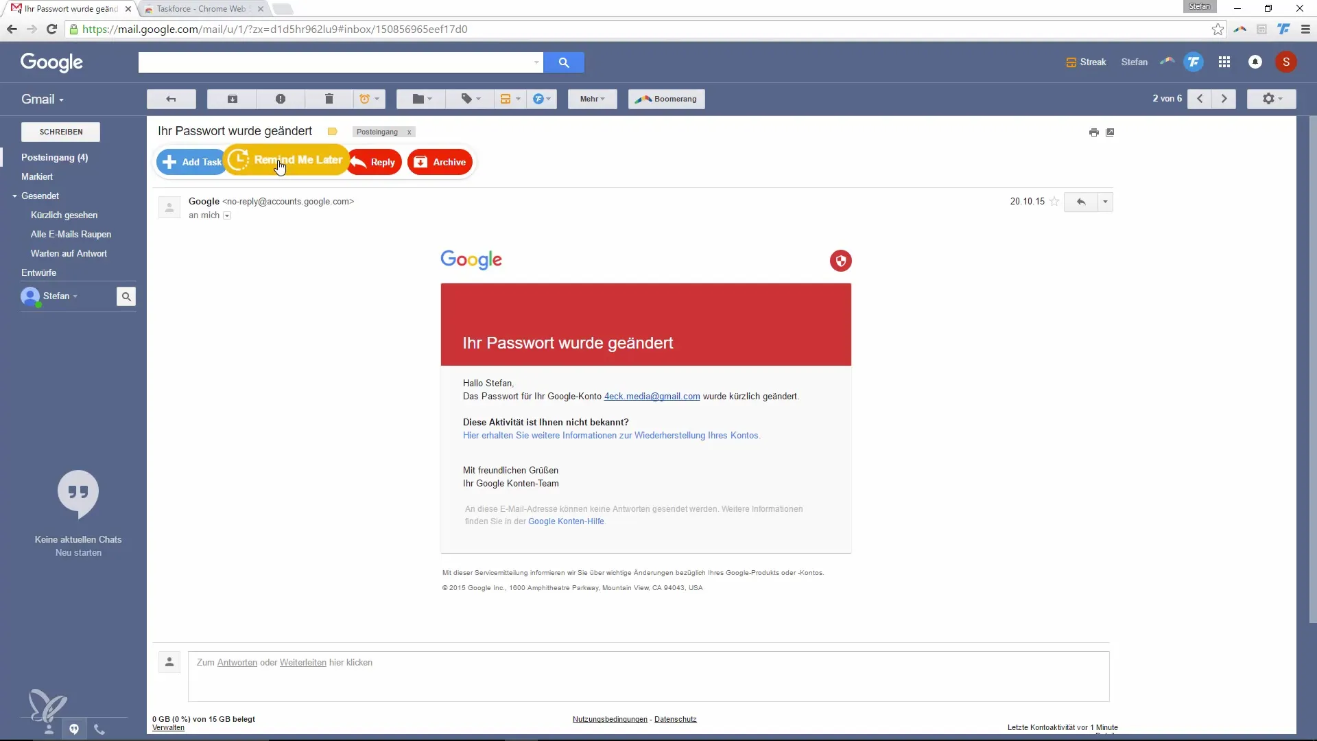 Aumente sua produtividade no Gmail com Taskforce Aumente sua produtividade no Google Mail com Taskforce