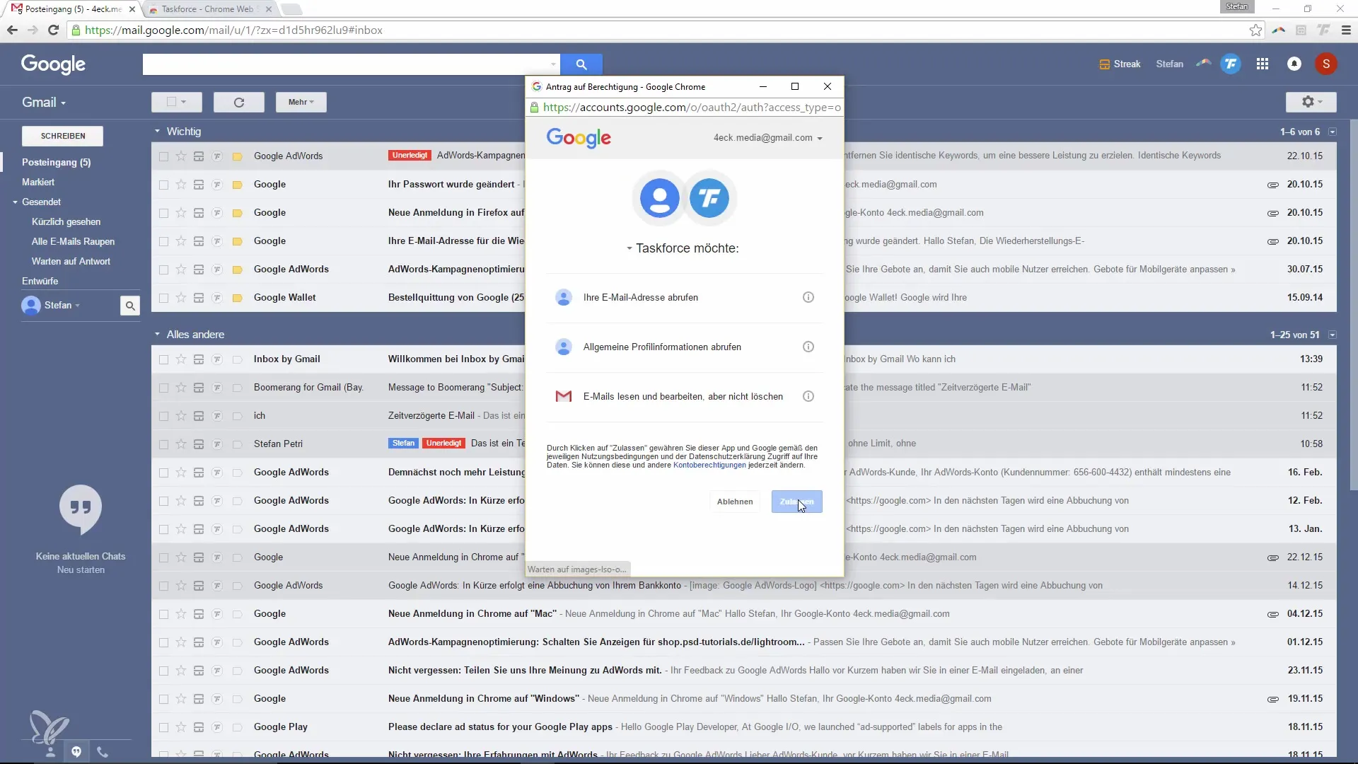 Aumente sua produtividade no Google Mail com a Taskforce Aumente sua produtividade no Gmail com Taskforce