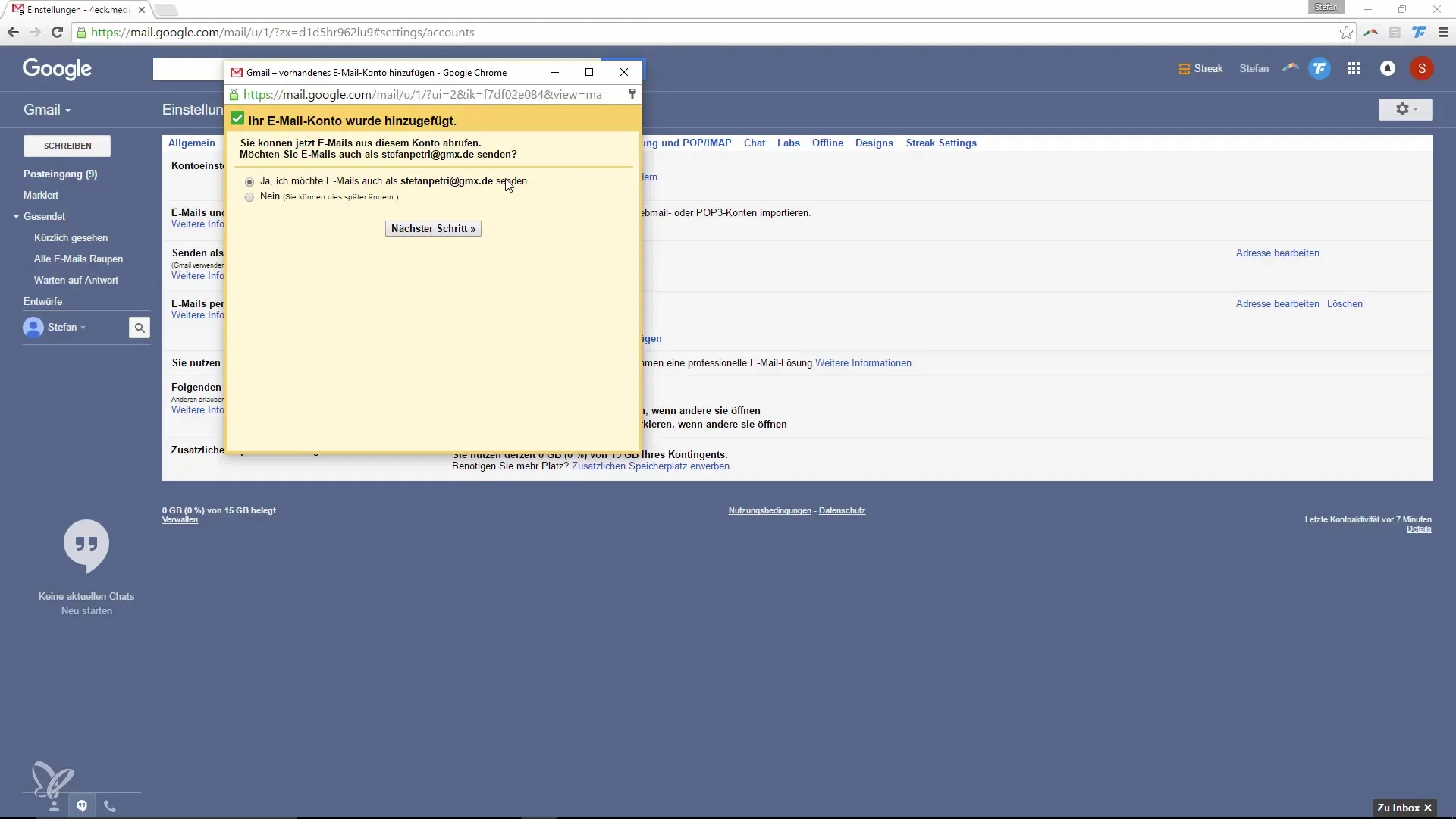 Gerencie várias contas de e-mail no Gmail Gerencie várias contas de e-mail no Gmail