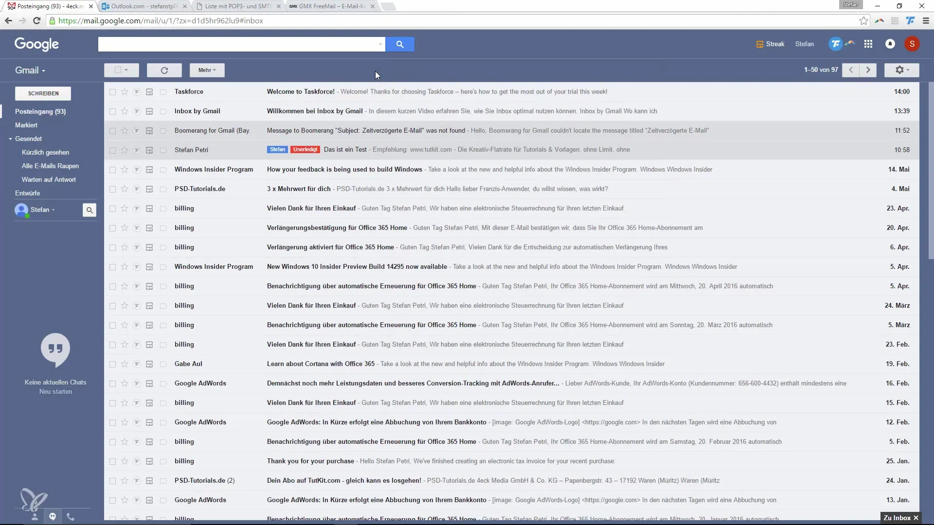 Gerencie várias contas de e-mail no Gmail Gerencie várias contas de e-mail no Gmail