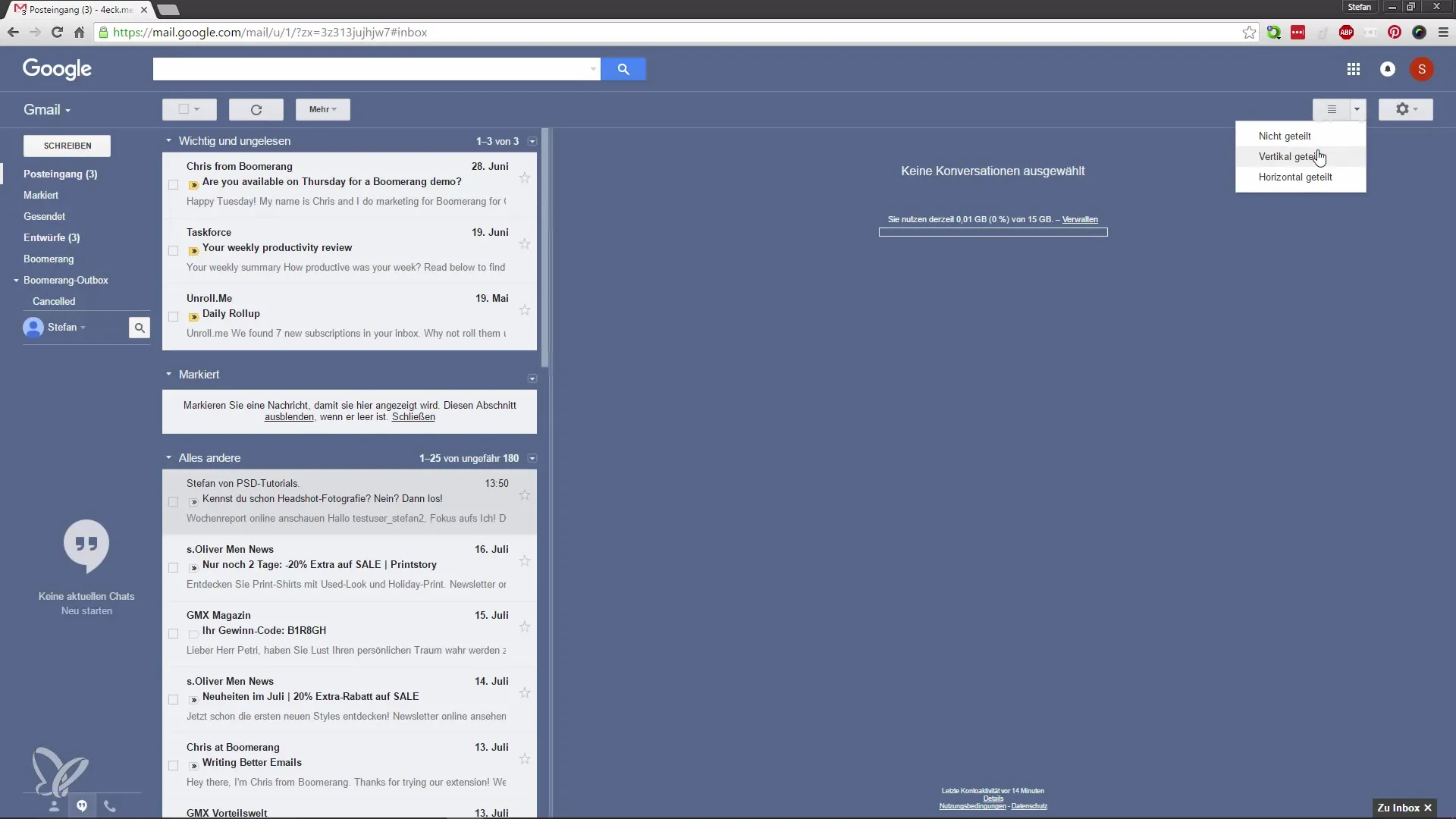 Os melhores truques para o Google Mail – otimizar a visão geral dos e-mails Os melhores truques para o Gmail – Otimizar a visão geral dos e-mails